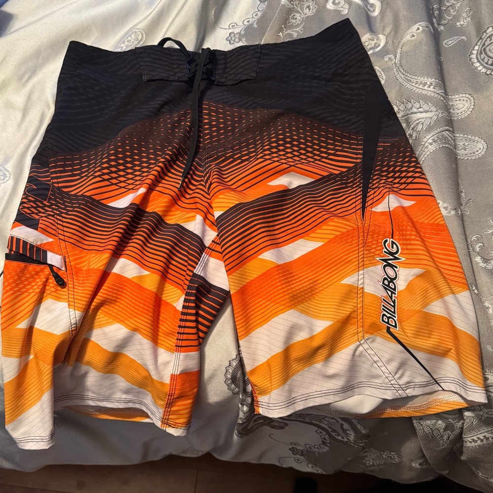Billabong Men's Orange Swim Shorts